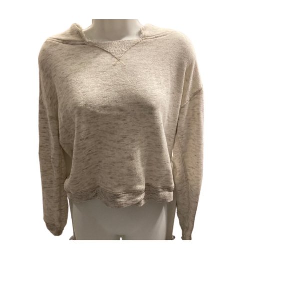 American Eagle White Cream Hoodie - Picture 2 of 5